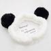 2PCs Panda Ear Hair Bands for Women & Girls - Stylish Makeup & Shower Accessories (Black & Gray) - Buy Online on GoSupps.com