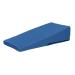 ATC Handels GmbH storage wedge with synthetic leather cover and ether foam filling sizes - for home use or massage (blue 40x20x10/2 cm) 40x20x10/2 cm blue