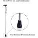 Glimpsesun Crutch Tips Set Kit 7/8Inch Heavy Duty Non-Slip Rubber Cane Tips Kit Replacement Cane Foot Caps Crutch Pads 6 PCS - Buy Online on GoSupps.com