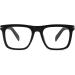 Trendy Square Blue Light Blocking Glasses for Men & Women - NIDOVIX Fashion Frame Non-Prescription Computer Glasses (Black 01 50mm) - International Shipping Available - Buy Online on GoSupps.com