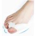 Soft Silicone Toe Spacers - Hallux Valgus Corrector & Straightener - White Foot Care Tool - Buy Online on GoSupps.com