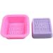1pc Handmade Soap Mold Handmade Soap Mold Multi Usage Words Soap Mold Reusable Square Silicone Mould for Kitchen Pink - Buy Online on GoSupps.com