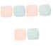 Healeved 6 StK wallet container for menstrual pads female pads bag for menstrual tapes bag for menstruation pillow money bags cotton disposal bag girls outside different colors x 3 pieces 14x14x3pcs