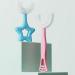 Safe Silicone Head U-Shaped Toothbrush for Kids - Whole Mouth Cleaning Child-Friendly & Washable - Shop Internationally - Buy Online on GoSupps.com