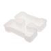 STOBOK Reliable Material Crafts Diy Mould Silicone Mold Design Durable Shape Decorative Resin Making White 10.8X9.5cm