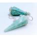 Orgonite Crystal Point Dowsing Pendulum with Amazonite - Handcrafted Healing Crystal for Scrying and Witchcraft Supplies - Buy Online on GoSupps.com