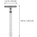Uonlytech Double Razor Set for Men - Reusable Metal Shaving Razor & Hair Clip - International Shipping Available - Buy Online on GoSupps.com