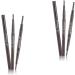 Balacoo 2pcs 2 1 Eyebrow Pencil Black Eyebrow Brush Eyebrow Pencil Brush Written Five Colors To Rotate 1 count (Pack of 1) As Shownx2pcs - Buy Online on GoSupps.com