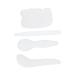 Healeeved 4 pieces Jade Gua Sha Guasha massage tools tool for muscle scratch Guasha-body skin scratch massage guasha facial tool head massager tablet scratch white whole body 9x5cm white