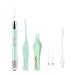 LUKEO Ear Cleaner LED Light Ear Pick USB Rechargeable Ear Wax Removal Nose Clean Clip Baby Adults Ear Nose Clean Tweezers Remover Set (Color : Gray)
