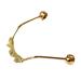 Wekiva replacement nose cushion holder made of metal nose bridge metal straps nose bridge glasses frame screwable nasal cushion arm replacement glasses repair set gold
