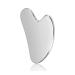 Guasha Stone Jade Board Stone Scraper for Face Neck Back Body 1Pcs (Color : Metal Guasha)