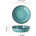 Bowl Porcelain Soup Plates-Creative Blue Ceramic Ramen Soup Bowl Household Fruit Salad Dinner Plates Japanese Style Tableware Kitchenware Onecolor - Buy Online on GoSupps.com
