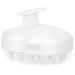 FREATECCH CHRECK Massage brush wet & dry shampoo hair brush for peeling and head massage silicone ridge care hair root healthy head without dandruff stimulates hair growth white white classic