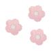 Ciieeo 6 Pcs Flower Shaped Soap Dish Shower Soap Dish Bath Soap Holder Silicone Containers Flower Soap Soapdish Bathroom Soap Holder Soap Storage Plate Soapbox Pink Cute Child Soap Tray