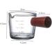 HOMSFOU 3 Pcs Milk Cup Espresso Shot Glass Creamer Mug Clear Cups Milk Creamer Jug Liquid Measuring Cups Turkish Coffee Glass Measuring Cups for Mini Heater Turkey Wood High Borosilicate 8.5X4.5X4.2CMx3pcs As Shownx3pcs - Buy Online on GoSupps.com