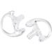 HYS 9 Pairs Flexible Ear Insert Earmold Replacement Tips for Surveillance Earpieces - Ideal for Law Enforcement - Buy Online on GoSupps.com