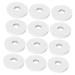 15pcs Aromatherapy Tablets Scented Refill Pad Car Air Vent Clip Pads Car Diffuser Refill Pads Locket Circle Diffuser Scented Pad Diffuser Replacement Pad Scent Diffuser Pe White