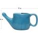 SoulGenie Flojar Ceramic Jala Neti Pot 250ml - Spill Proof, Lead-Free, Microwave & Dishwasher Safe (Blue) - Buy Online on GoSupps.com