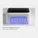 Professional Rechargeable UV LED Nail Lamp | Portable Cordless Nail Dryer & Hand Pillow with UV Protection Gloves (Black) - Best for Manicures - Buy Online on GoSupps.com