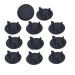 INTELLIGRON Plug Socket Covers UK Black (10PCS) Best for Baby Proofing & Baby Safety Plug Covers Easy Installation Safe & Secure Electric Plug Socket Covers Protection for Home Baby Essentials 2