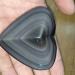 Natural Crystal Rough 140g Beautiful Heart Shape Natural Crystal Rainbow Eye Obsidian Stones - Buy Online on GoSupps.com