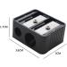 Professional Eyeliner Sharpener - Double Holes for Eyebrow & Lip Liner | Perfect for School & Office Supplies - Buy Online on GoSupps.com