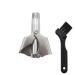 Manual Nose Hair Trimmer for Man & Woman Trimmer for Nose Ear Moustache and Whiskers Hair Waterproof Stainless Steel with Brush Nasal Clippers Comes with a Cleaning Brush Silver