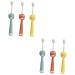 Minkissy 6 Stk Wanmao Children's toothbrush toothbrushes for toddlers Extra soft toothbrushes sensitive toothbrush pregnant toothbrush travel daily use accessories baby soft fur