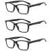 Suertree Blue Light Glasses - 3PC Blue Light Filter Reading Glasses for Men & Women | 1.0x Diopter | Anti-Blue Light Visual Aid - Buy Online on GoSupps.com