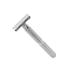 Doitool Razor made of steel men's razor Razor For the men's shaver razor for men shaver razor for home use razor with a structured design holder holder man silver medium