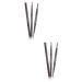 Balacoo 2pcs 2 1 Waterproof Eyebrow Pen Brow Pencil Eyebrow Brush To Rotate Makeup Tools Water Proof