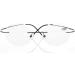 Buy Eyekepper Titanium Rimless Round Reading Glasses - Stylish Circle Readers in Black +2.75 for International Shipping - Buy Online on GoSupps.com