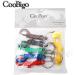 25 Pack Plastic Snap Hooks Rotary Cord Hole 6.5mm with Split Keychain O-Ring 30mm Dia. for Backpack Outdoor Camping Kits#FLC018-AO (Colorful) - Buy Online on GoSupps.com