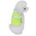 Villcase Reflective safety vest for dogs high visibility breathable summer clothing for walks running hiking (fluorescent yellow size M) m yellow