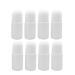 Healifty Deodorant Roller Bottle Leak-proof Empty Refillable for Fragrance Oils Perfume Travel Bottling 10 Pieces 50ml (white)