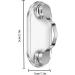 Sertay Magnetic Glasses Holder - 2 ID Card Holders Metal Attachments for Sunglasses & Headphones (Silver White) | International Shipping Available - Buy Online on GoSupps.com