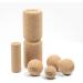 SMJ Cork Fascia Roll Set | 6-Piece Massage & Recovery Kit with Gym Bag | Eco-Friendly Cork Massage Roller Ball & Peanut Double Ball - Buy Online on GoSupps.com