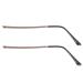 Lurrose 1 pair of glasses legs glasses for sunglasses Exchange of glasses hinges screw set glasses.