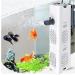 Quiet aquarium internal filter 4in1 aquarium filter 500-1800L/h aquarium filter with 2 filter sponges water pump oxygen ventilation wave maker for 20l-1500l aquarium (30W 1800L/h)