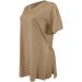 QFMQKPI Women's Casual 2 Piece Outfit Set V Neck Side Split Top & Shorts Brown - Large - Buy Online on GoSupps.com