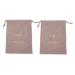 CANIGHT 2pcs Blow Dryer Retractable Cord Light Grey Storage Bag for Hair Dryer Shoe Travel Bag