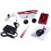 BoNew 2.5X-R Loupes Magnifier with Clip-On 3W Head Lamp Light | Ideal for Medical & Dental Professionals - International Shipping Available - Buy Online on GoSupps.com