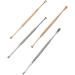 Portable Ear Cleaner Stainless Steel Ear Spoon Set Stainless Steel Ear Wax Remover Reusable Stainless Steel Ear Wax Remover Set Ear Wax Easily Removed Ideal for Personal and Home Use(A-silver) - Buy Online on GoSupps.com