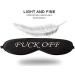 Soft Comfort Sleep Eye Mask for Men and Women - Adjustable Strap, Block Out Light for Travel, Office, Home - Black (Off White) - Buy Online on GoSupps.com