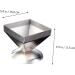 Alipis Meat Press 1pc Pagoda Meat Mold Flatware Dessert Kitchen Meat Plate Meat Dishes Shaping Tool Cake Mold Rice 15c 15x15CM Silver - Buy Online on GoSupps.com