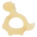 3D Dinosaur Shape Silicone Baby Teether Toy - Easy Grip, Reduce Finger Sucking - Nano Silver Pacifier Holder for Newborns - Buy Online on GoSupps.com