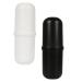 Sewoart 2 piece of raccaster raccoon toothbrush cup portable toothbrush bottle toothbrush case.