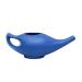 HEALTHANDWEALTH Durable Ceramic Neti Pot for Nasal Cleansing | Natural Treatment for Sinus Infection +10 Sachet Neti Salt 225 Ml. (7.6 FL Oz) Capacity (Blue)