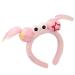 TQUXNGA Funny Colorful Hair Bands Props Cartoon Headband Party Headpiece Headband for Washing Face Pink